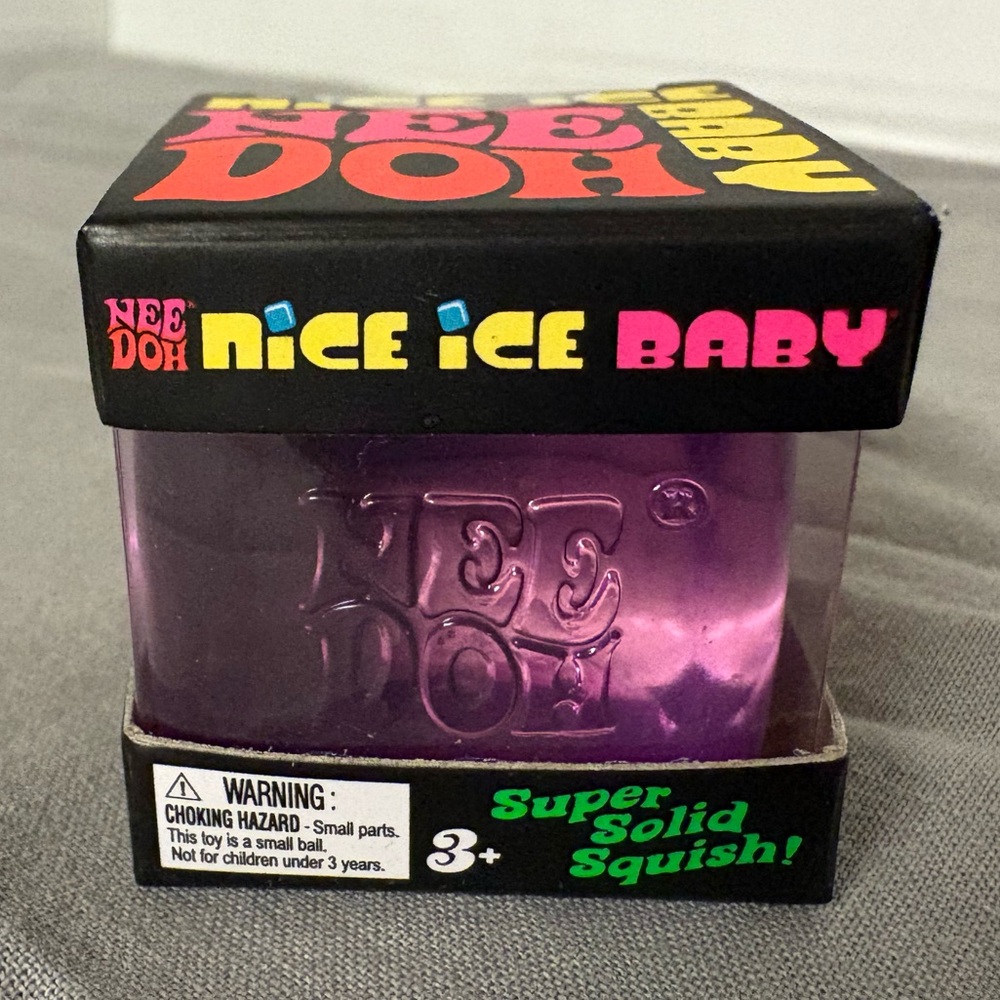 Nice Ice Baby Purple Super Solid Squish Toy